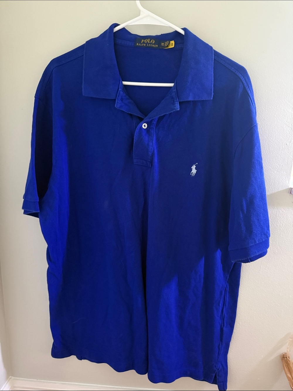 Ralph Lauren Polo Shirt in Royal Blue with White Pony